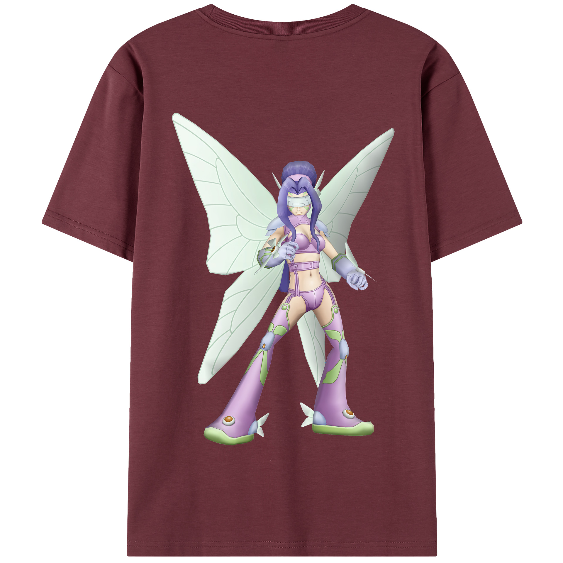 （画像用） Digimon デジタルモンスター/デジモン 綿100％半袖Tシャツ（背面プリント）